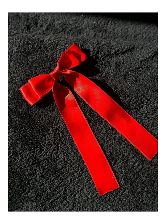 Stepwise kadın saten kurdele fiyonk otomatik toka