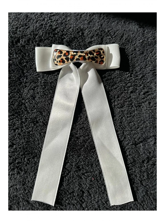 Stepwise kadın saten kurdele fiyonk otomatik toka