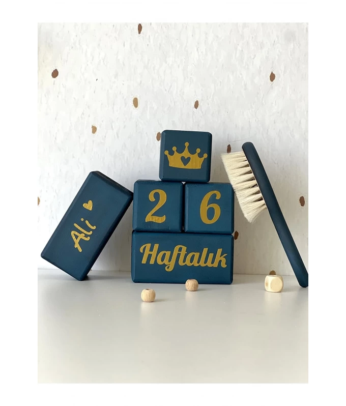 İSİMLİ ANNE BEBEK ANI KÜPÜ SETİ GOLD YAZILI