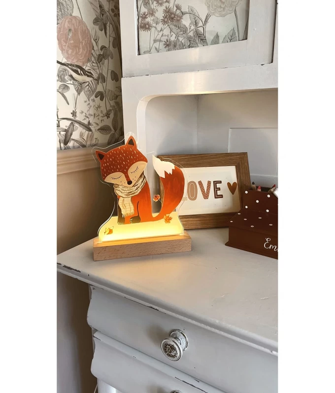 mogokids Tilki desenli çocuk odası aydınlatma