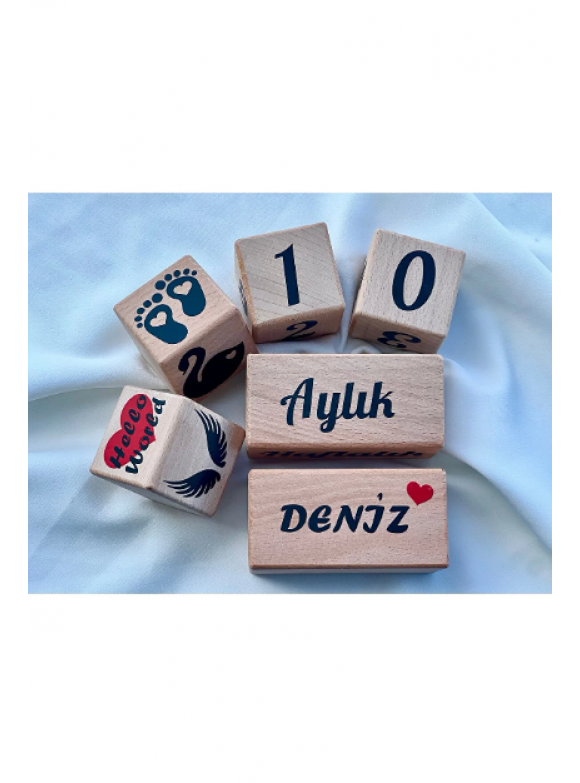 BEBEK ANI KÜPÜ İSİMLİ KÜP 6 parca 