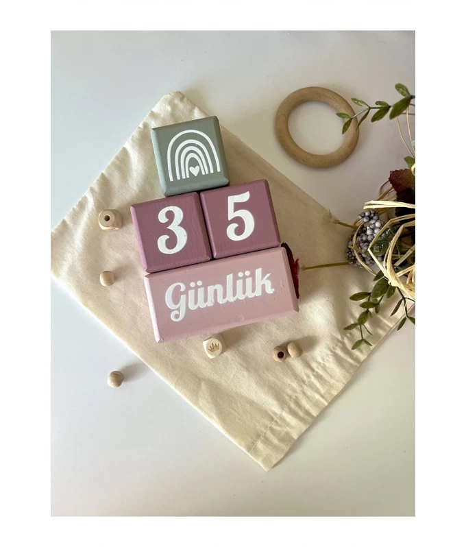 mogokids Bebek anı küpü seti