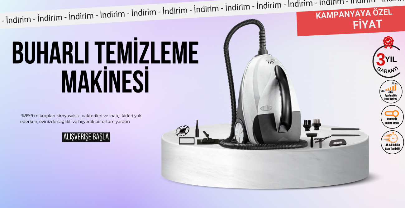 Mogotech Buharlı temizleyici